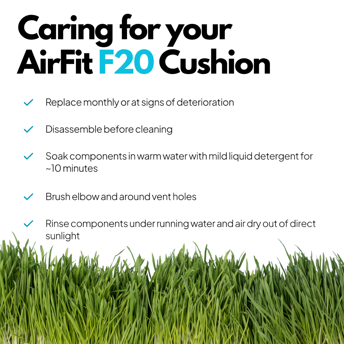 AirFit F20 Cushion Replacement 3-Pack Medium Size (Reference: 63468) – Limited Edition