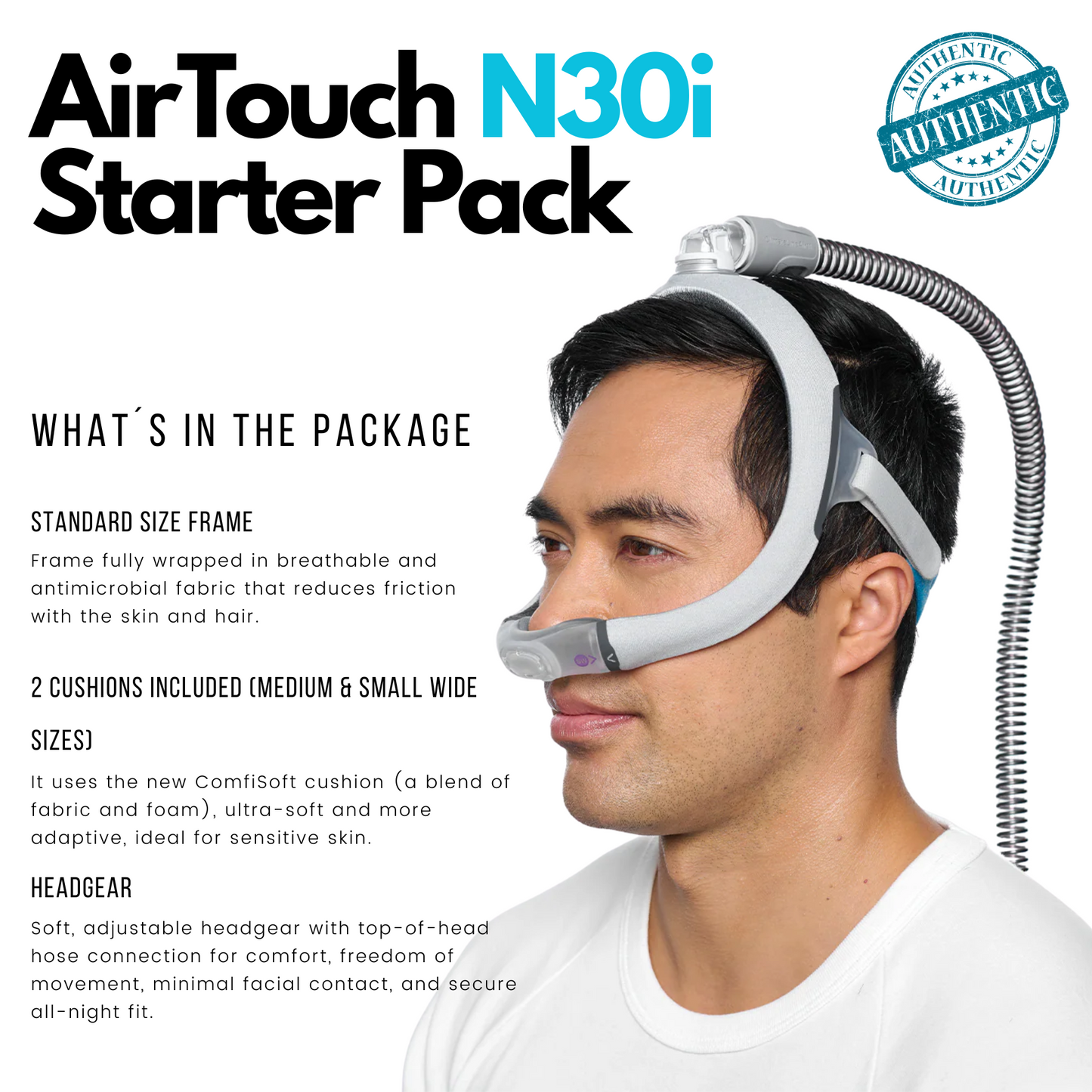 Resmed AirTouch N30i Standard Starter Pack - Reference: 62300-Bundle